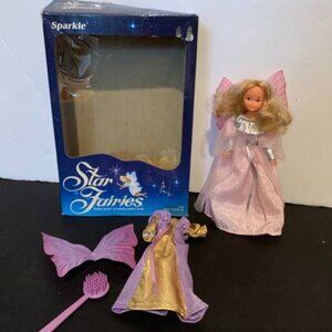 Vintage 1980's Star Fairies "Sparkle" Doll with Box #7700 by Tonka
